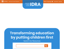 Tablet Screenshot of idra.org